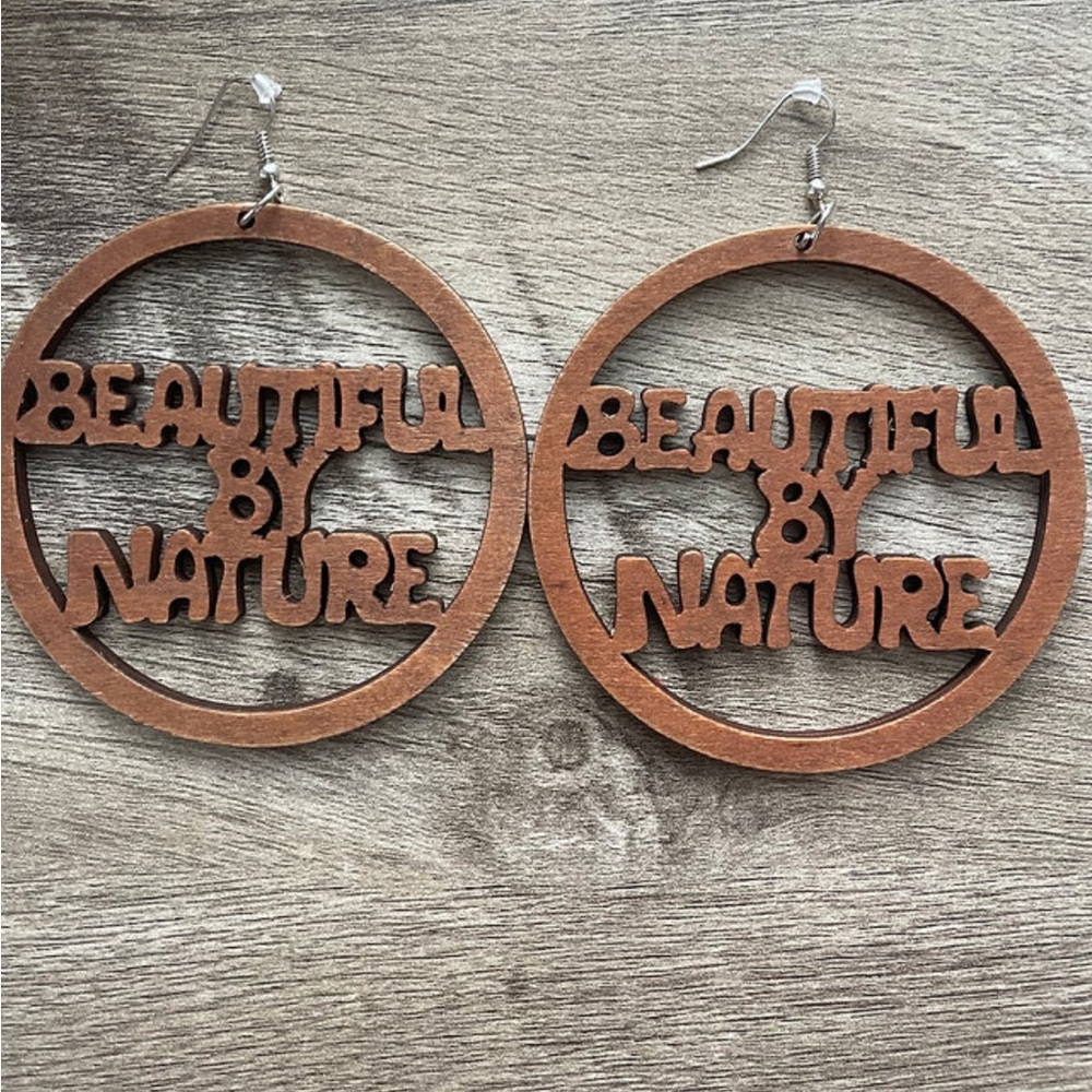 Beautiful by NatureEarring (Light Brown)
